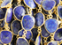 Lapis Oval Faceted Bezel Chain in Yellow Gold, 11x14 mm, (BC-LAP-73)